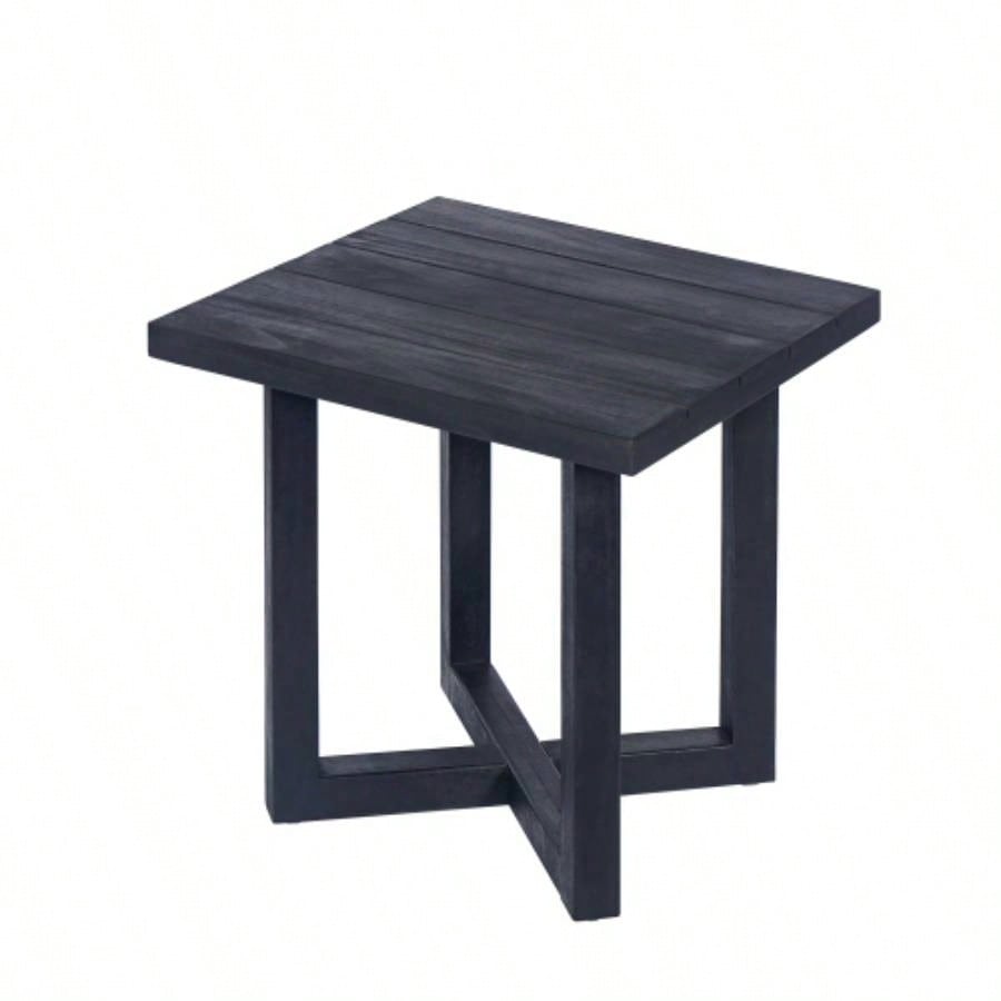 ELLA SQUARE SIDE TABLE, Black