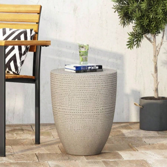 Outdoor LightWeight Concrete Side Table