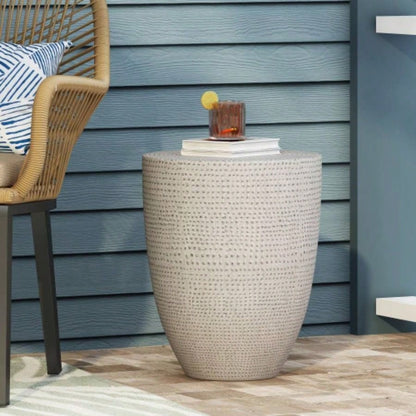 Outdoor LightWeight Concrete Side Table