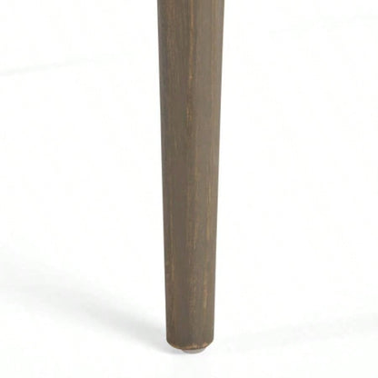 Outdoor Square Acacia Wood Table with Straight, Gray
