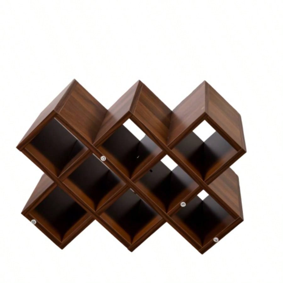 Large Wall Mounted 3 Tier Rustic Bottle Wine Rack, Multifunctional Wooden Wall Mounted Wine Rack, Storage Rack with Wine Glass Holder, mounted wall Storage winerack Rack Home Bar Dining Room Decor