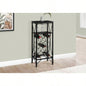 Home Bar, Wine Rack, Black Metal, Transitional