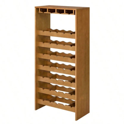 Oak - tier Wine Rack