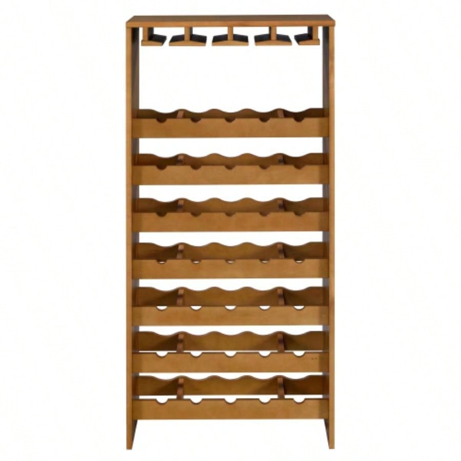 Oak - tier Wine Rack