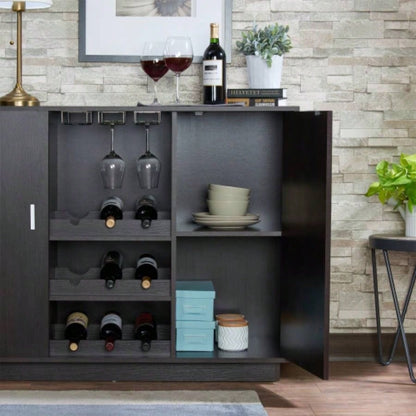 Espresso 2 - Door Wine Cabinet