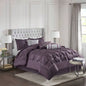 Piece Tufted Comforter Set Taupe King