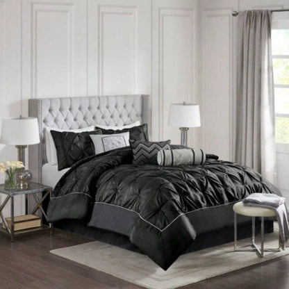 Piece Tufted Comforter Set Taupe King
