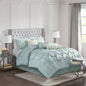 Piece Tufted Comforter Set Taupe King