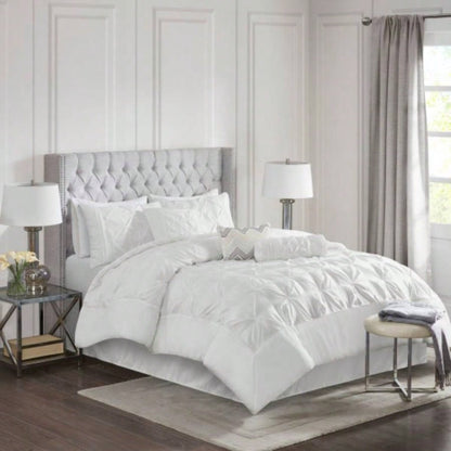Piece Tufted Comforter Set Taupe King