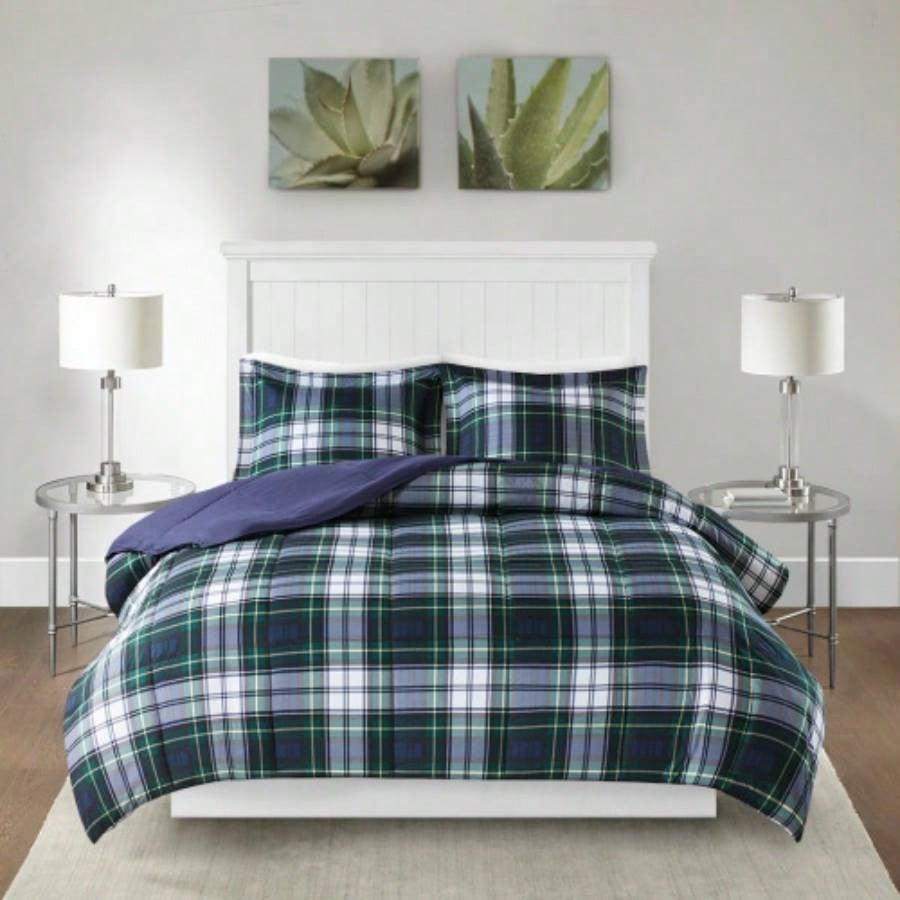 King/Cal King Scotchgard Down All Season Comforter Set