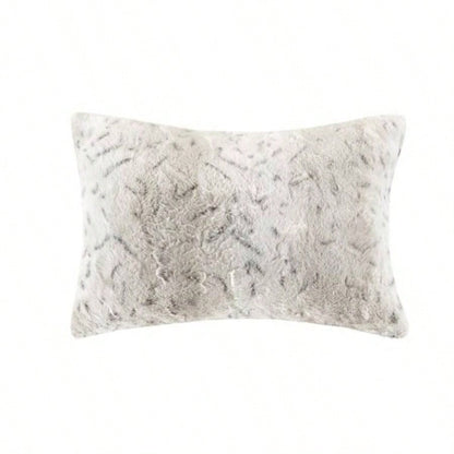 King 4PC Faux Fur Comforter Set