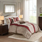 Piece Jacquard Comforter Set with Throw Pillows