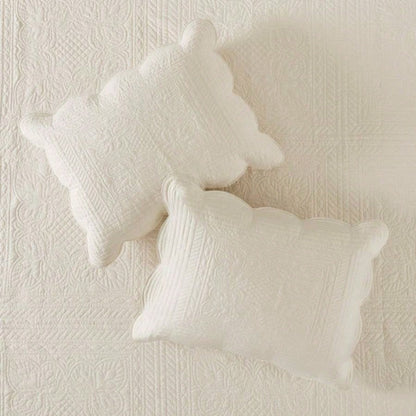 3 Piece Reversible Scalloped Quilt Set King/Cal King