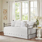 6 Piece Reversible Scalloped Daybed Cover Set Seafoam Daybed