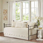 6 Piece Reversible Scalloped Daybed Cover Set Seafoam Daybed