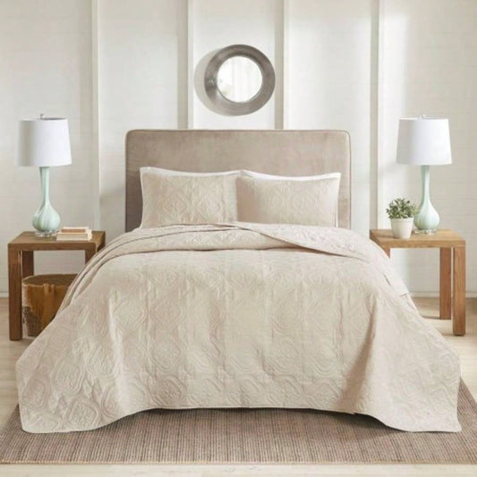 3 Piece Reversible Bedspread Set King/Cal King