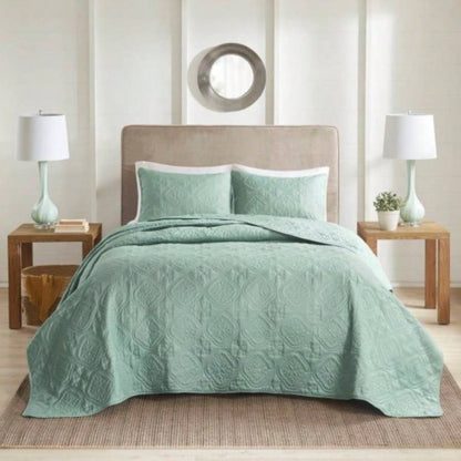 3 Piece Reversible Bedspread Set King/Cal King