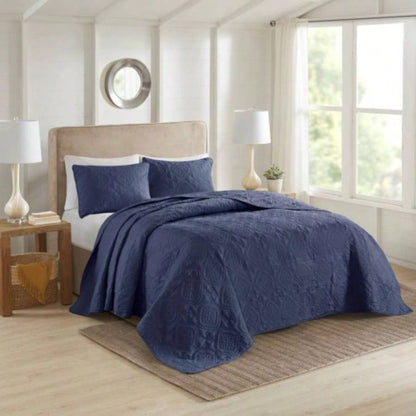 3 Piece Reversible Bedspread Set King/Cal King