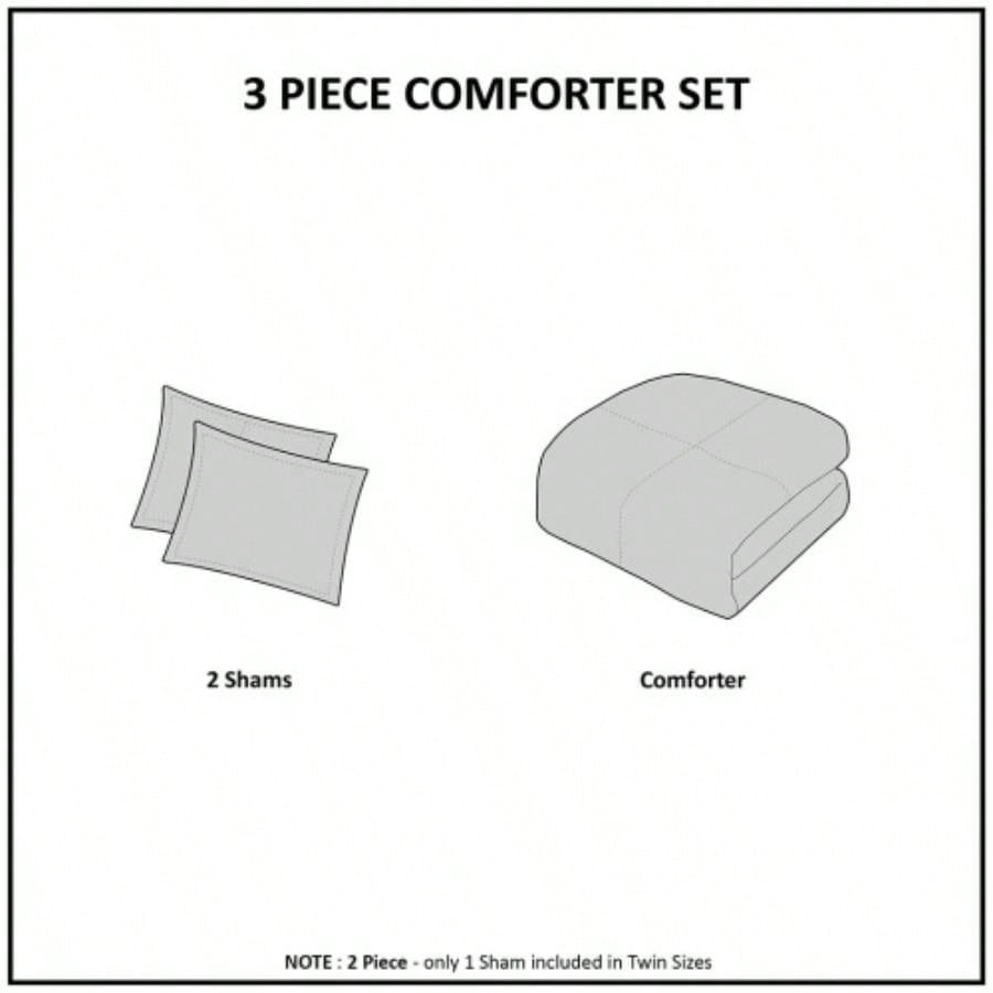 Twin Fur Down Comforter Set