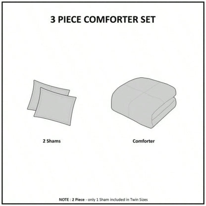 Twin Fur Down Comforter Set
