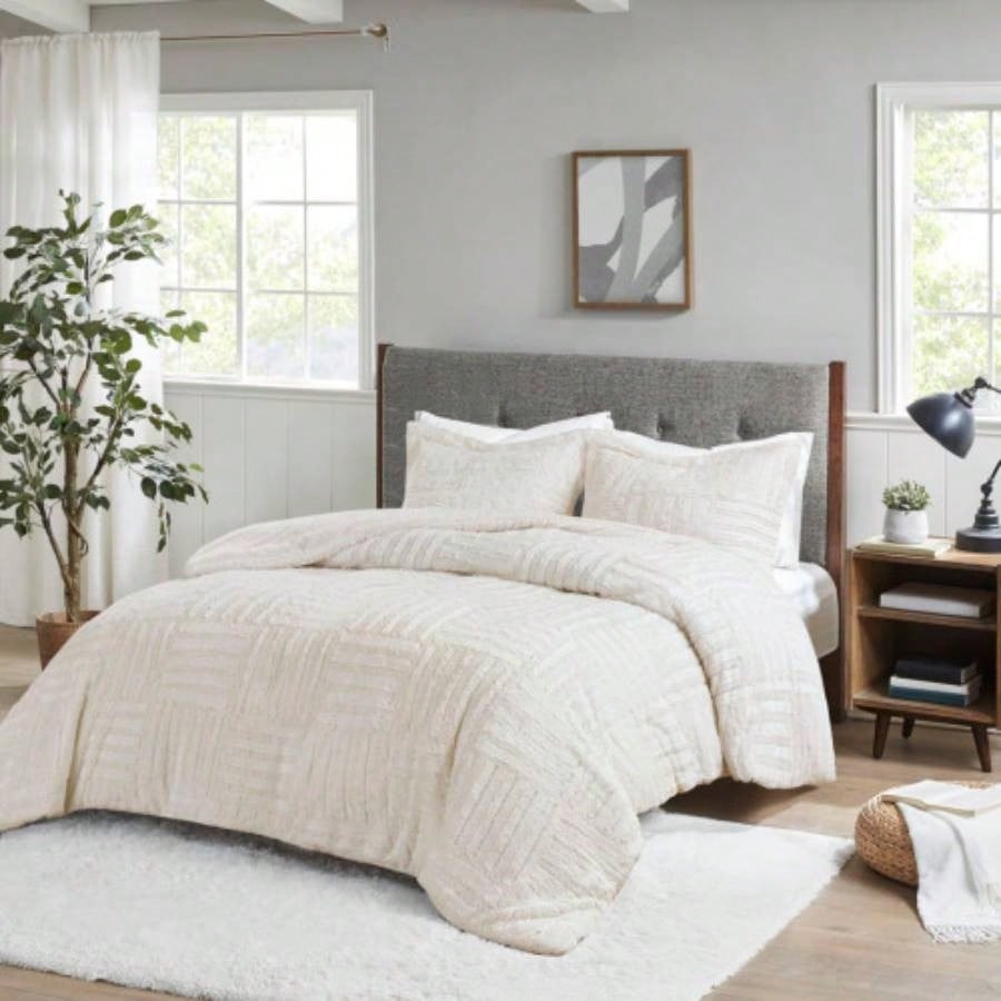 Twin Fur Down Comforter Set