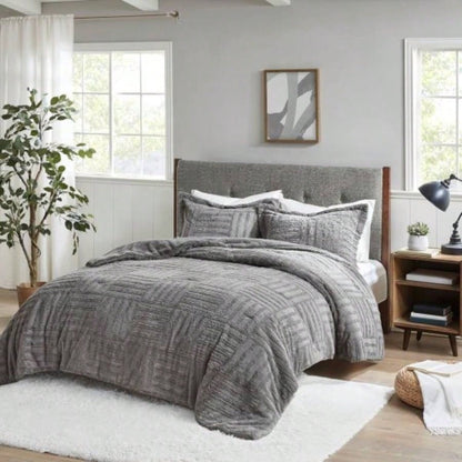 Twin Fur Down Comforter Set