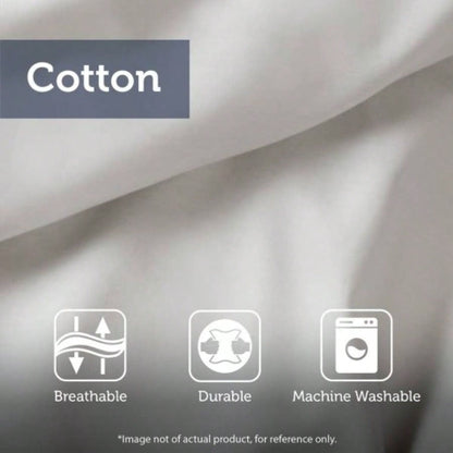 3 Piece Cotton Comforter Set with Chenille Tufting Gray King/Cal King
