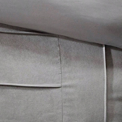 Piece Faux Suede Comforter Set Full