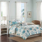 Piece Cotton Sateen Comforter Set Coral King