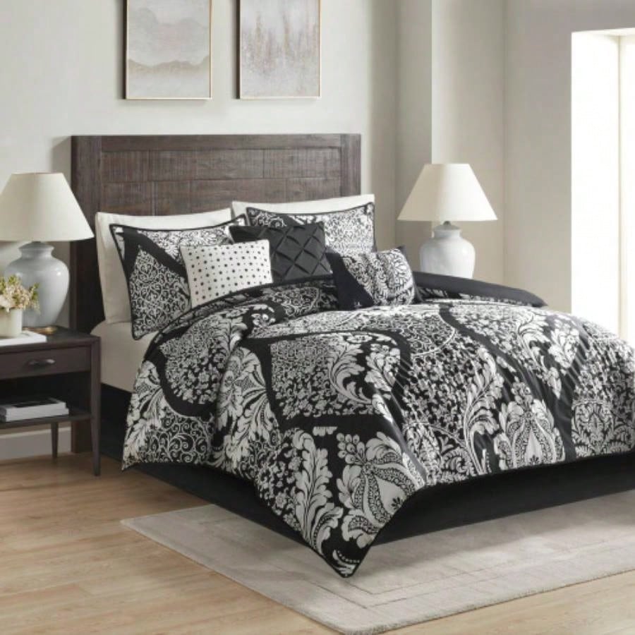 Piece Cotton Printed Comforter Set King