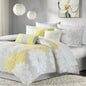 Printed Cotton Sateen Comforter Set/Peach King