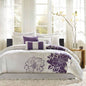 Printed Cotton Sateen Comforter Set/Peach King
