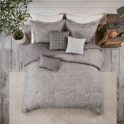 Piece Printed Seersucker Comforter Set Cal King