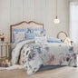8 Piece Cotton Printed Comforter Set Blush King