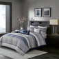 Piece Jacquard Comforter Set/Taupe