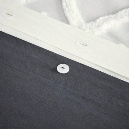 King/Cal King 3 Piece Cotton Duvet Cover Set with Chenille Tufting