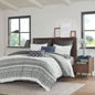 King/Cal King 3 Piece Cotton Duvet Cover Set with Chenille Tufting