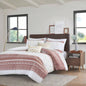King/Cal King 3 Piece Cotton Duvet Cover Set with Chenille Tufting