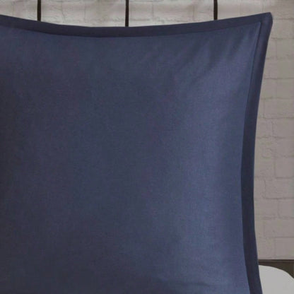 Piece Printed Seersucker Comforter Set with Throw Blanket Blue Full/
