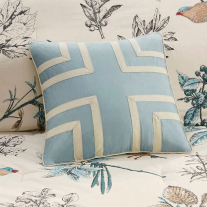 Piece Printed Cotton Twill Comforter Set Khaki
