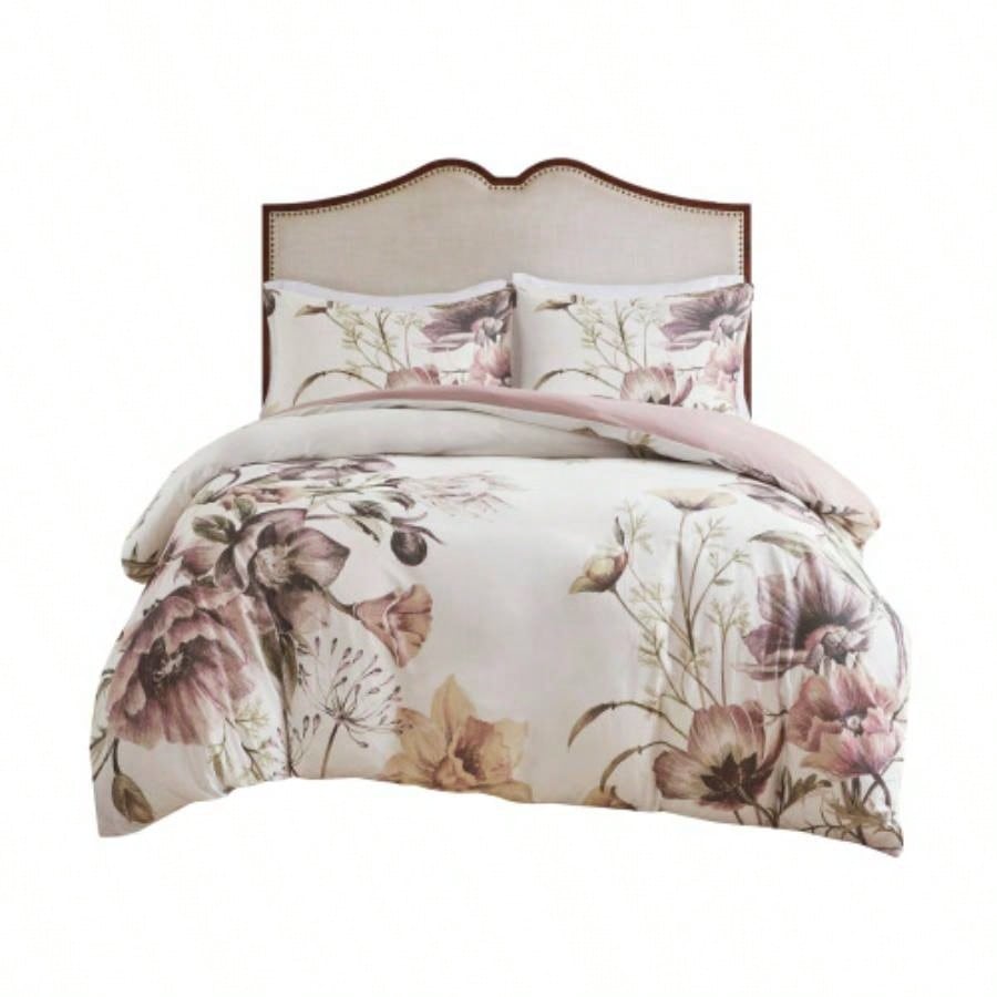 Full/ 3 Piece Cotton Printed Duvet Cover Set