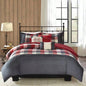 Full/ 6 Piece Herringbone Duvet Cover Set