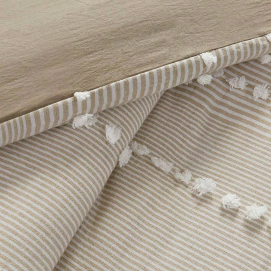 Full/ 3 Piece Cotton Yarn Dyed Duvet Cover Set