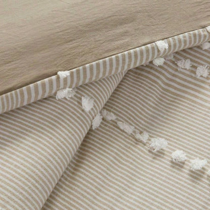 Full/ 3 Piece Cotton Yarn Dyed Duvet Cover Set