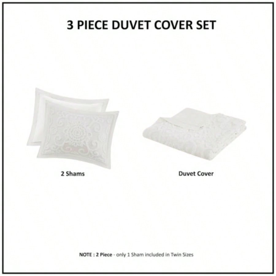 Duvet Set Ivory Full/