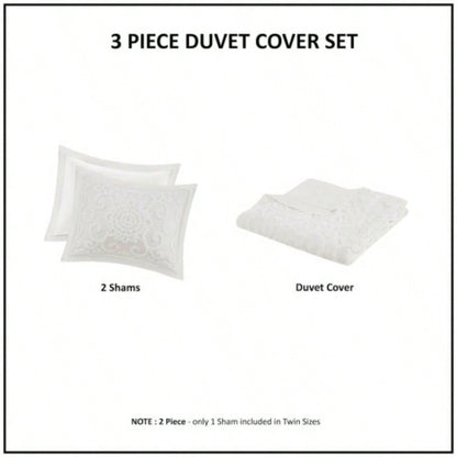 Duvet Set Ivory Full/