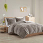 King/Cal King Shaggy Long Fur Comforter Set