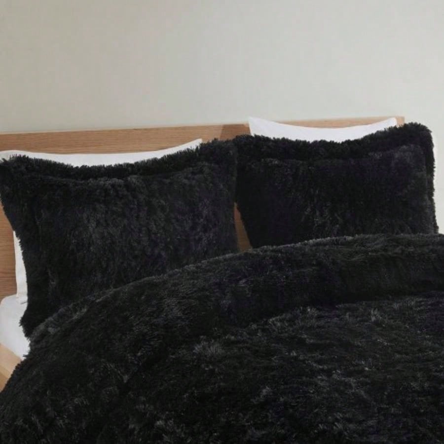 Twin/Twin XL Shaggy Long Fur Comforter Set