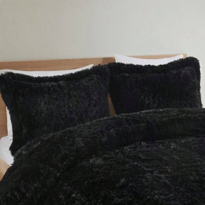 Twin/Twin XL Shaggy Long Fur Comforter Set