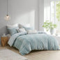Full/ 3 Piece Cotton Jacquard Duvet Cover Set